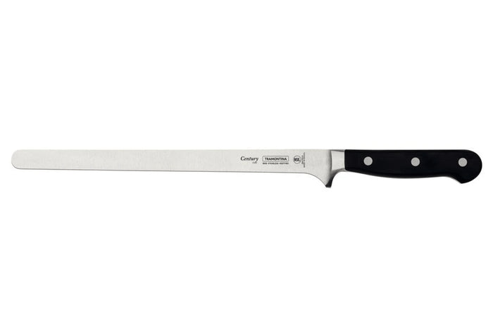 Couteau à jambon Tramontina Century lame forgée 25cm manche polycarbonate noir
