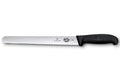Couteau à jambon Victorinox lame dentée 25cm manche fibrox noir