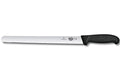 Couteau à jambon Victorinox lame lisse 30cm manche fibrox noir