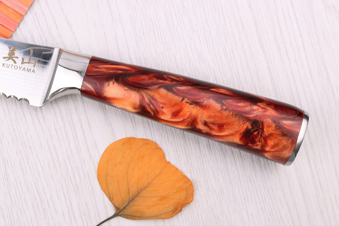 Couteau à pain 20cm Kutoyama Red Flame
