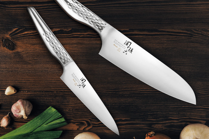 Couteau à pain japonais Kai Seki Shoso lame dentelée 21cm