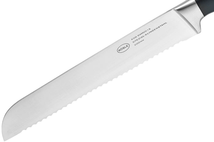 Couteau à pain Rösle Tradition lame dentée 20cm