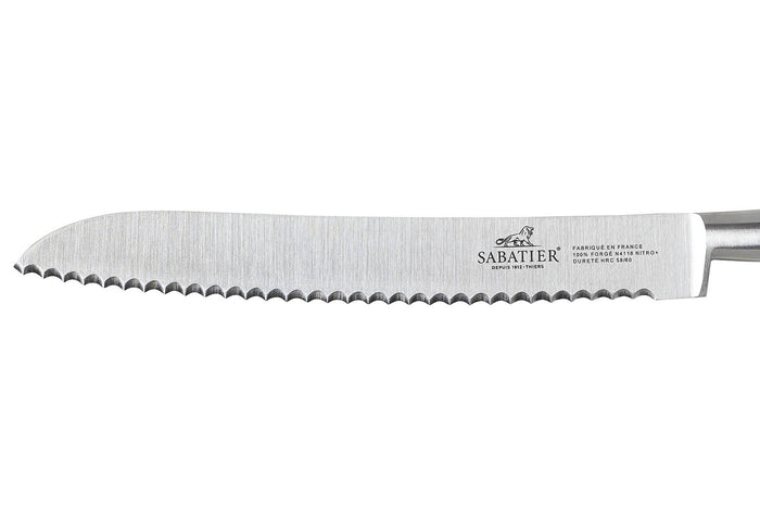 Couteau à pain Sabatier Idéal Bleu Abysse 100% forgé lame 20cm