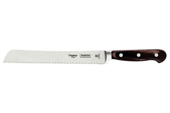 Couteau à pain Tramontina Century lame forgée 20cm manche technobois