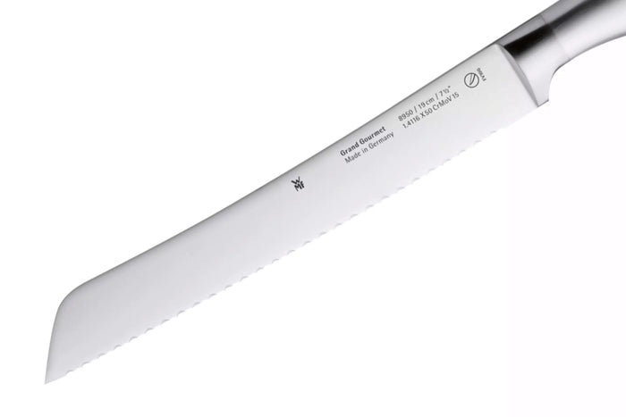 Couteau à pain WMF Grand Gourmet lame acier inoxydable 19cm