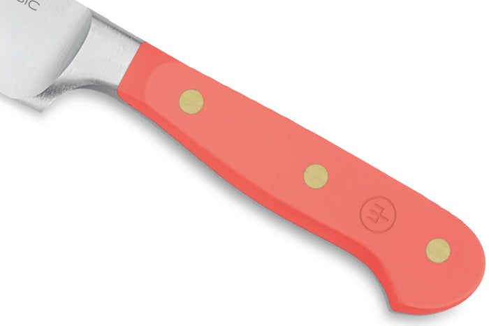 Couteau à pain Wusthof Classic Colour Coral Peach forgé lame micro-dentelée 23cm