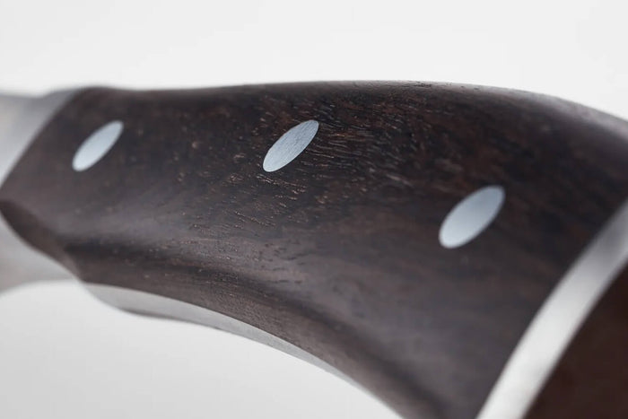 Couteau à pain Wüsthof Ikon forgé 23cm en bois de grenadille