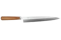 Couteau à sashimi japonais forgé Tadafusa Hocho Kobo lame SLD 3 couches 21cm manche en noyer