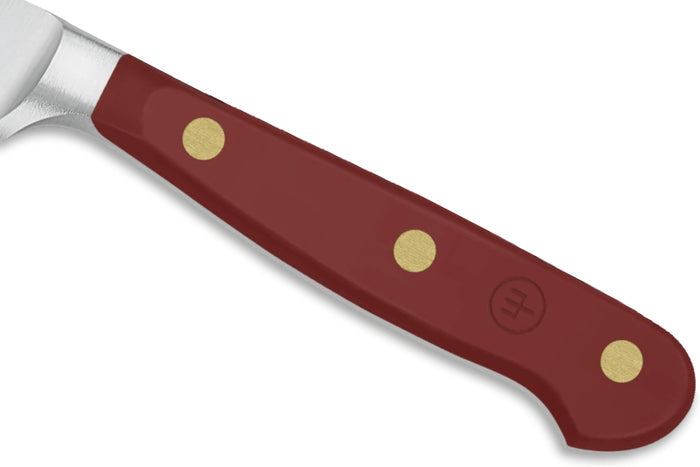 Couteau à saucisson Wusthof Classic Colour Tasty Sumac forgé lame crantée 14cm