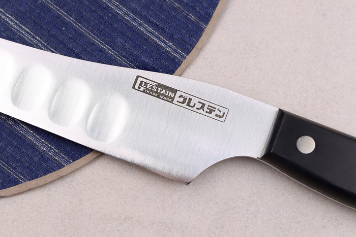 Couteau à saumon alvéolé dos courbé japonais Glestain SO Series 31cm