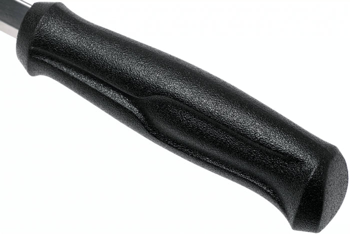 Couteau à sculpter bois Mora Basic 12658 lame inox 7,5cm manche polypropylène noir + étui