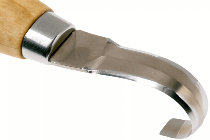 Couteau à sculpter Mora 162 double tranchant 13446 lame inox 5,5cm manche bouleau