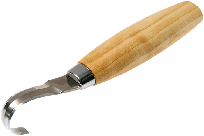 Couteau à sculpter Mora 162 double tranchant 13446 lame inox 5,5cm manche bouleau