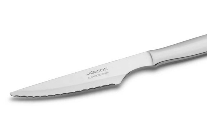 Couteau à steak Arcos tout inox lame crantée 11cm
