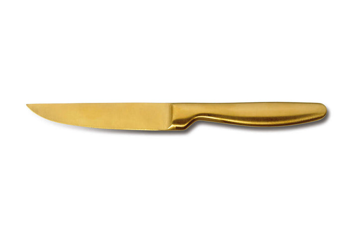 Couteau à steak Comas K6 doré finition satinée