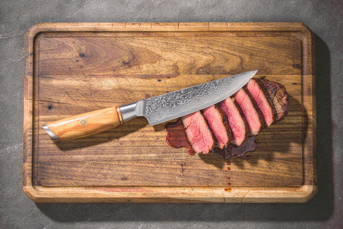 Couteau à steak Fukito Olive Damas 14Cr 12cm