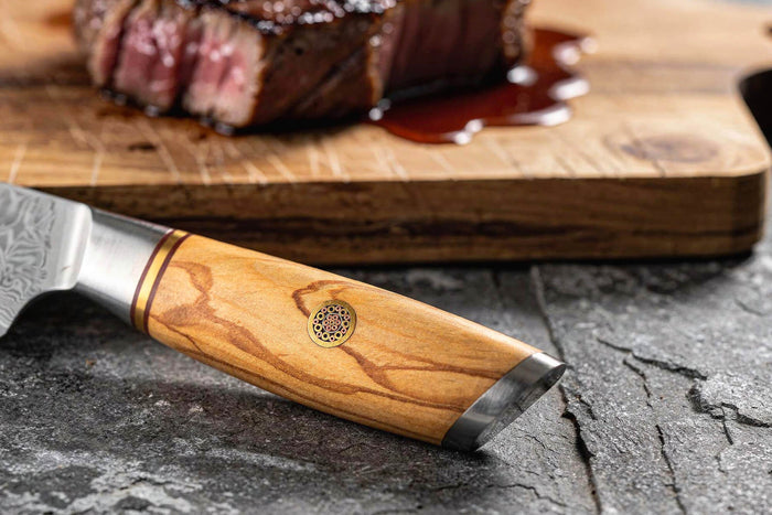 Couteau à steak Fukito Olive Damas 14Cr 12cm