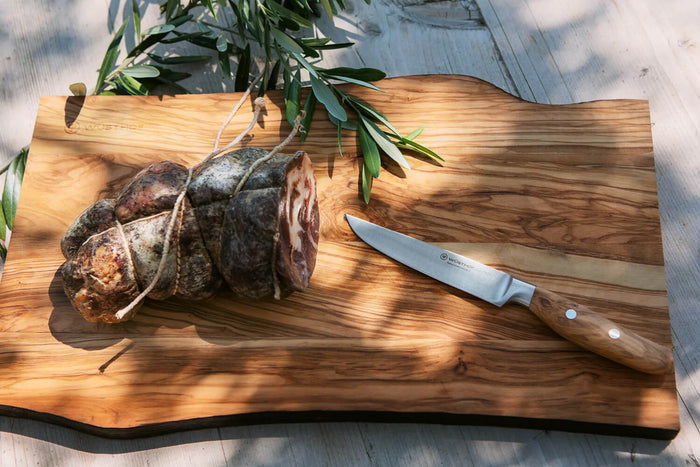Couteau à steak Wüsthof Amici forgé 12cm en bois d'olivier