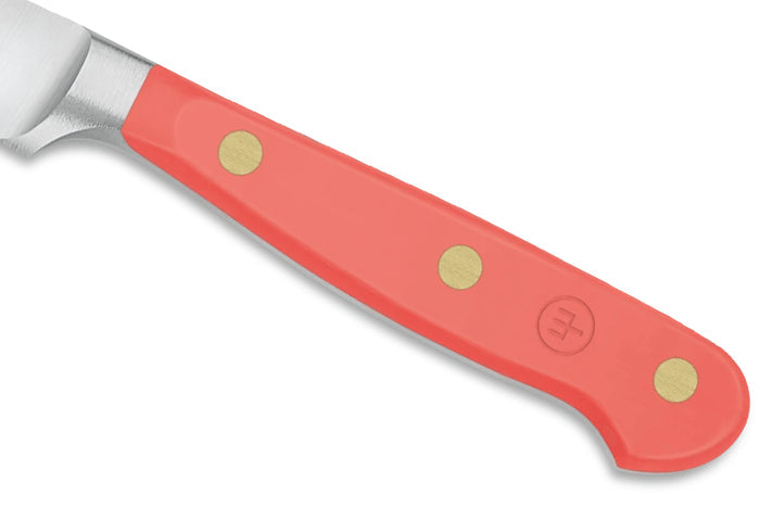 Couteau à steak Wusthof Classic Colour Coral Peach forgé lame 12cm