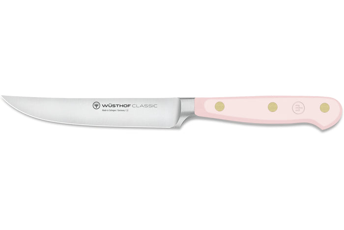 Couteau à steak Wusthof Classic Colour Pink Himalayan Salt forgé lame 12cm