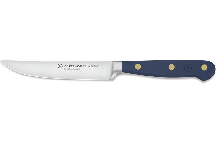 Couteau à steak Wusthof Classic Colour Wild Blueberry forgé lame 12cm