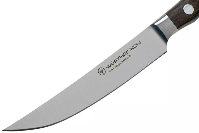 Couteau à steak Wüsthof Ikon forgé 12cm en bois de grenadille