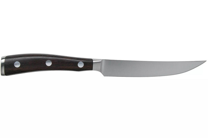 Couteau à steak Wüsthof Ikon forgé 12cm en bois de grenadille