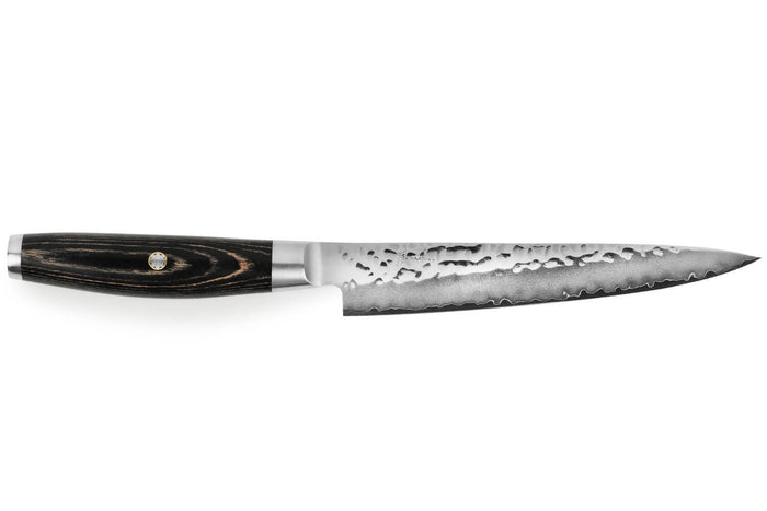 Couteau à trancher japonais Yaxell Ketu lame 15cm manche en Pakkawood