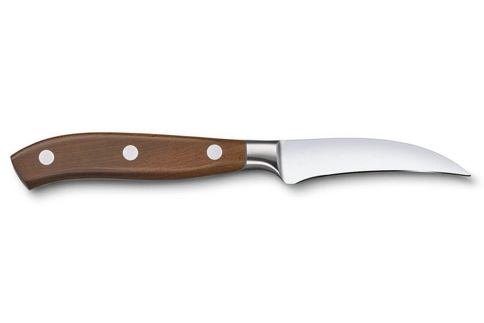 Couteau bec d'oiseau Victorinox Grand Maître Wood forgé 8cm manche érable