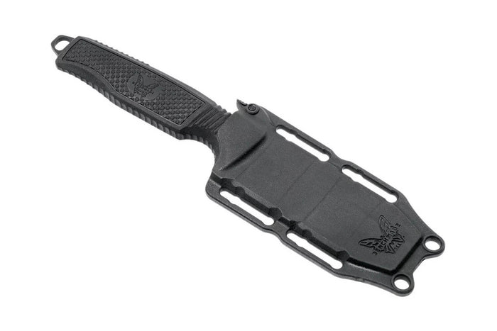 Couteau Benchmade H20 Fixed 112SBK-BLK lame 8,9cm manche caoutchouc avec étui en kydex