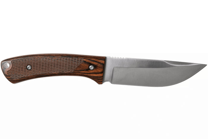 Couteau Black Fox BF.741 lame 11,4cm manche en bois de pakka avec étui