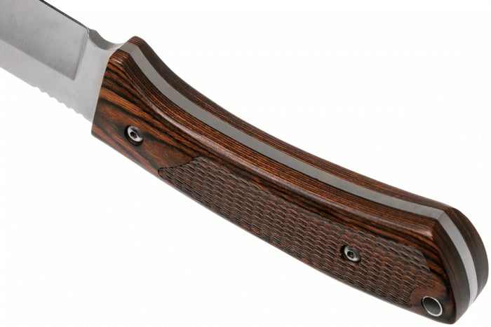 Couteau Black Fox BF.741 lame 11,4cm manche en bois de pakka avec étui