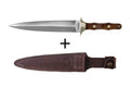 Couteau Böker Arbolito Colmillo Guayacan 02BA918G lame en acier 25cm manche en bois de Guayacan + étui en cuir