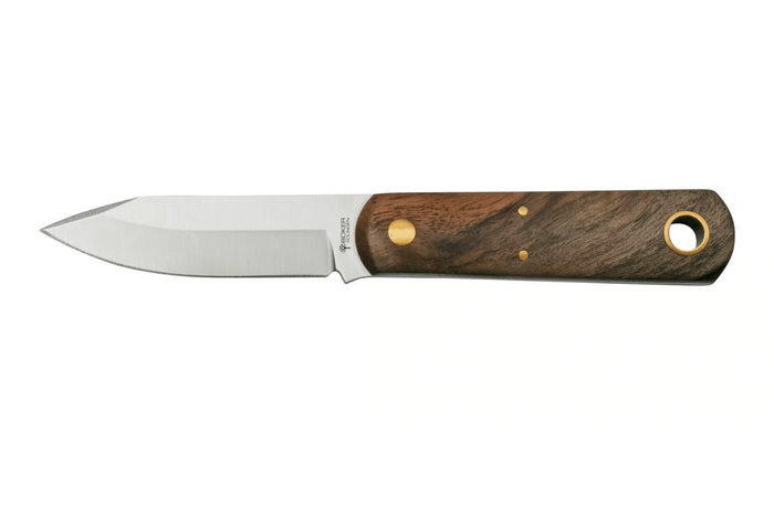 Couteau Böker Barlow BFF 120506 lame en acier 7cm manche en noyer + étui en cuir