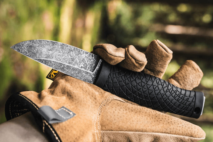 Couteau Böker Bronco Mini 121505 lame en acier 8,9cm manche en TPE noir + étui en kydex