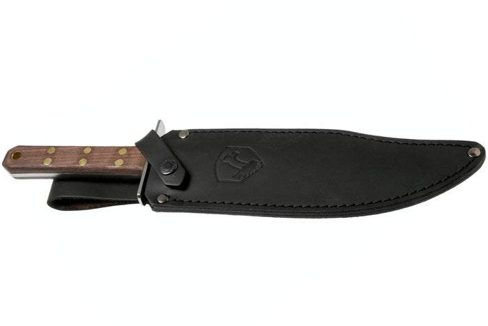 Couteau Bowie Condor Undertaker 62706 lame 25,9cm manche noyer + étui en cuir