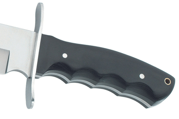 Couteau Bowie Herbertz 102325 lame 24,8cm manche pakkawood + étui en cuir