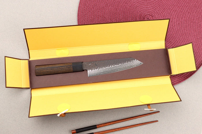 Couteau bunka 14,5cm japonais Shizu Hamono Gen VG10 damas