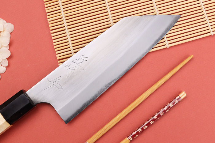Couteau bunka 16,5cm japonais artisanal Naoki Mazaki WS2 poli