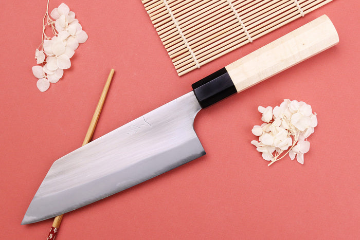 Couteau bunka 16,5cm japonais artisanal Naoki Mazaki WS2 poli