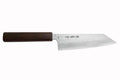 Couteau bunka 16,5cm japonais artisanal Sakai Kikumori TS10 en chêne noir