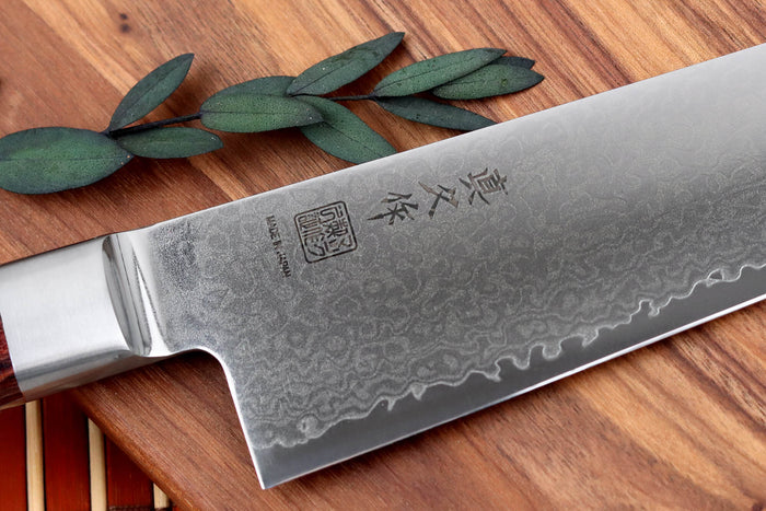 Couteau bunka 16,5cm japonais MAC Damas 45 couches 60th anniversary - Édition limitée