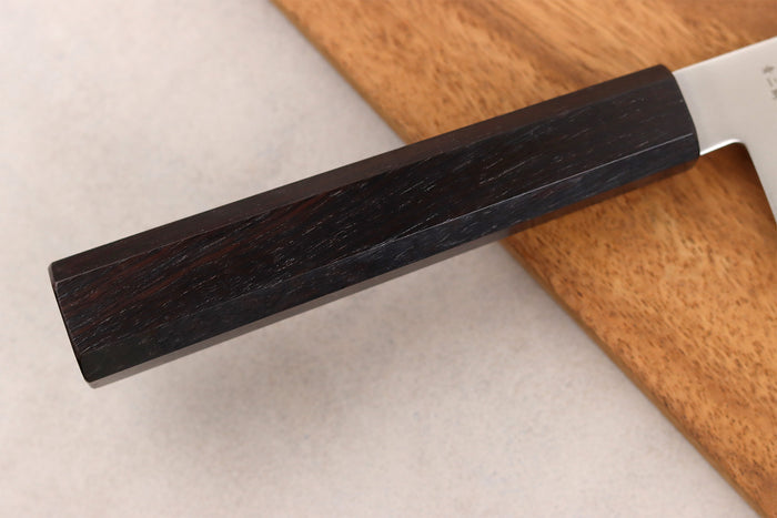 Couteau bunka 17cm japonais artisanal Hatsukokoro Kaijin BS2 ébène