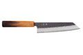 Couteau bunka 17cm japonais artisanal Yuzo Black AS chêne brûlé