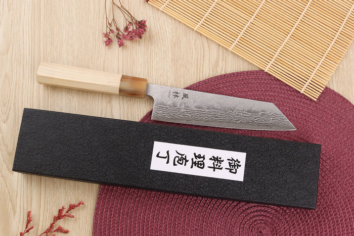 Couteau bunka 17cm japonais artisanal Yuzo Haruto Damas