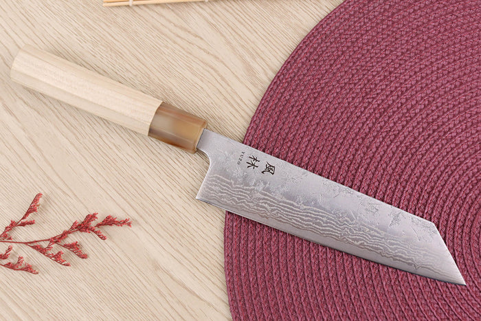Couteau bunka 17cm japonais artisanal Yuzo Haruto Damas