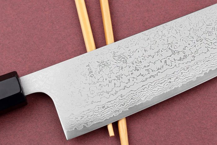 Couteau bunka 18cm japonais artisanal Yuzo Damas VG10