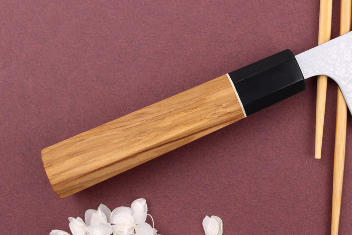 Couteau bunka 18cm japonais artisanal Yuzo Damas VG10