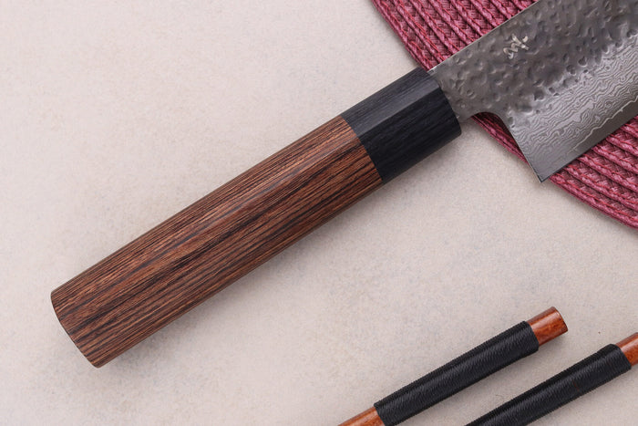 Couteau bunka 19cm japonais Shizu Hamono Gen VG10 damas