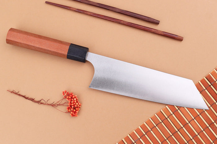 Couteau bunka japonais artisanal Shibata Koutetsu R2 18cm